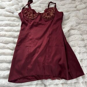 White Fox lace mini dress